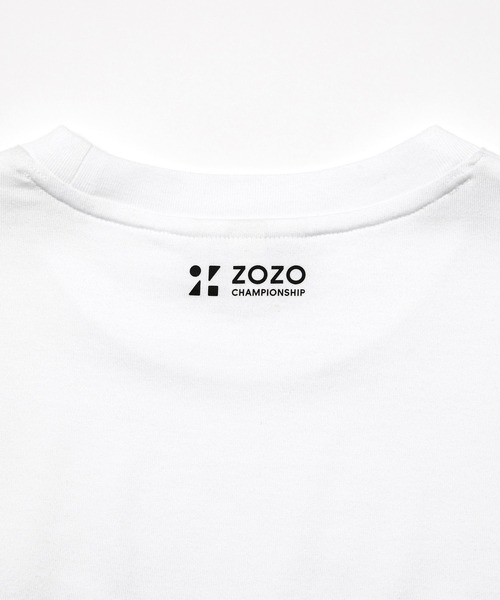LACOSTE（ラコステ）の「ZOZO CHAMIPIONSHIPコラボ セレブレーションロゴ ZOZOカラー クロックTシャツ（Tシャツ/カットソー・メンズ・ブラック/ホワイト・3/4/5/6）」の6枚目の写真
