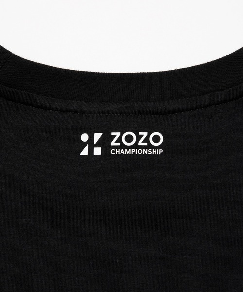 LACOSTE（ラコステ）の「ZOZO CHAMIPIONSHIPコラボ セレブレーションロゴ ZOZOカラー クロックTシャツ（Tシャツ/カットソー・メンズ・ブラック/ホワイト・3/4/5/6）」の8枚目の写真