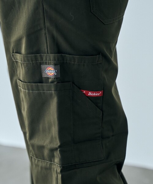 Dickies(ディッキーズ)の「【WEB限定】Dickies(ディッキーズ)ツイルイージーワイドパンツ(チノパンツ・レディース・パープル/ブラック/オリーブ・M/L)」の18枚目の写真