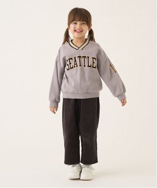 b・ROOM（ビールーム）の「コーデュロイテーパードパンツ（その他パンツ・キッズ・エンジ/ロイヤルブルー/チャコール/ベージュ・100cm/110cm/120cm/130cm/140cm/150cm）」の11枚目の写真