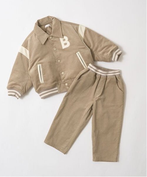 b・ROOM（ビールーム）の「コーデュロイテーパードパンツ（その他パンツ・キッズ・エンジ/ロイヤルブルー/チャコール/ベージュ・100cm/110cm/120cm/130cm/140cm/150cm）」の13枚目の写真