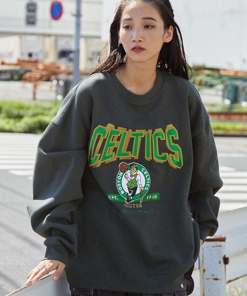 【新品】NBA エヌビーエー ロゴ刺繍 ヴィンテージライク パーカー L NBA パーカー NBA/エヌビーエー 別注 ロゴ刺繍/プリント