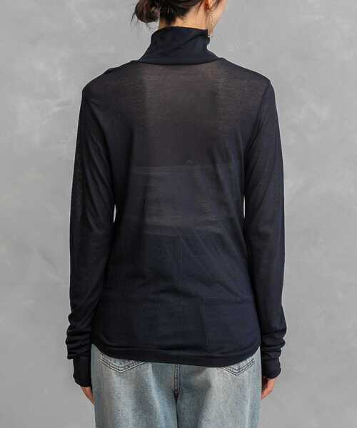 URBAN RESEARCH ROSSO WOMEN(アーバンリサーチ ロッソ)の「セミシアータートル(Tシャツ/カットソー・レディース・ネイビー/ピンク/オフホワイト・FREE)」の12枚目の写真