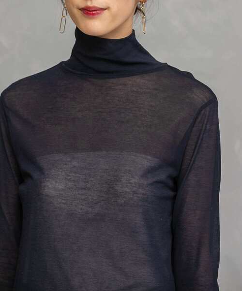 URBAN RESEARCH ROSSO WOMEN(アーバンリサーチ ロッソ)の「セミシアータートル(Tシャツ/カットソー・レディース・ネイビー/ピンク/オフホワイト・FREE)」の13枚目の写真