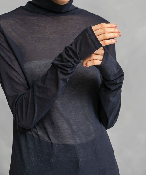URBAN RESEARCH ROSSO WOMEN(アーバンリサーチ ロッソ)の「セミシアータートル(Tシャツ/カットソー・レディース・ネイビー/ピンク/オフホワイト・FREE)」の16枚目の写真