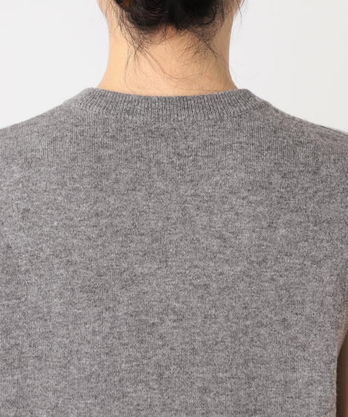 JOURNAL STANDARD（ジャーナルスタンダード）の「【2枚セット】ウールカシミヤMANY WAYカーディガン（カーディガン/ボレロ・レディース・チャコールグレー/ベージュ系その他/レッド・FREE）」の5枚目の写真