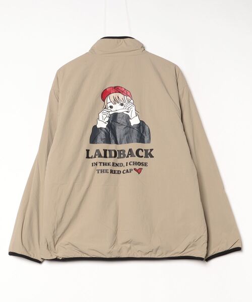 Red Cap Girl(レッドキャプガール)の「ナイロン×フリース リバーシブルブルゾン(ブルゾン・メンズ・カーキ/ブラック・L/M)」の3枚目の写真