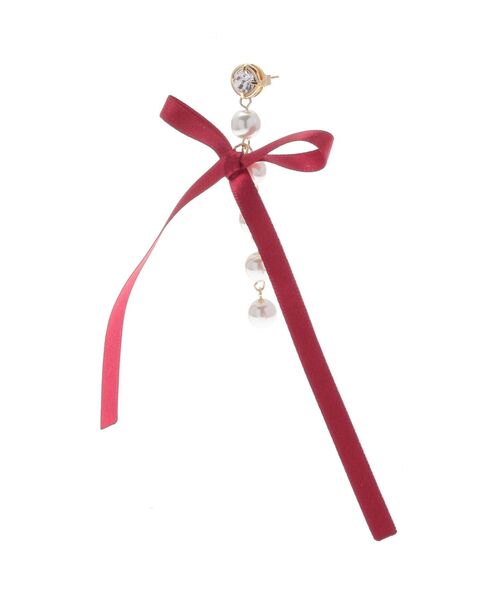 EVRIS（エヴリス）の「RIBBON PEARLピアス（ピアス（両耳用）・レディース・シルバー/ゴールド・FREE）」の10枚目の写真