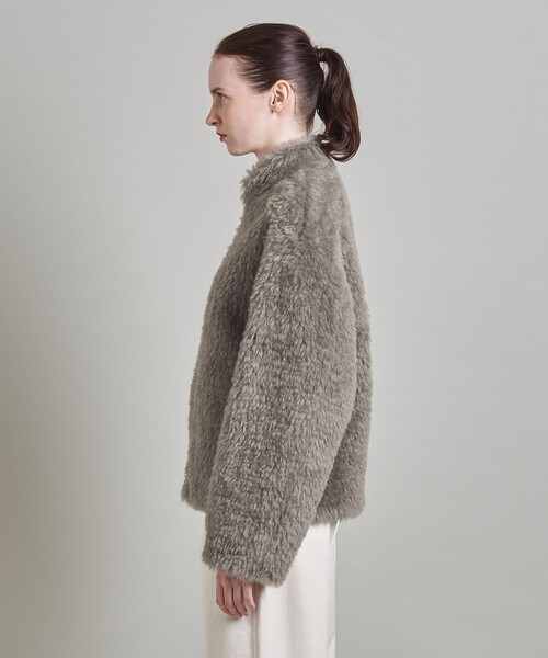 LOEFF（ロエフ）の「＜LOEFF＞シャギー ブルゾン  UNISEX（ブルゾン・レディース・グレー・0/1/2）」の7枚目の写真