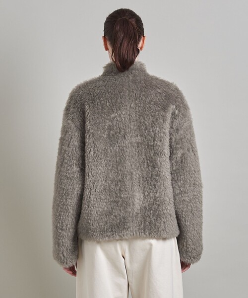 LOEFF（ロエフ）の「＜LOEFF＞シャギー ブルゾン  UNISEX（ブルゾン・レディース・グレー・0/1/2）」の8枚目の写真