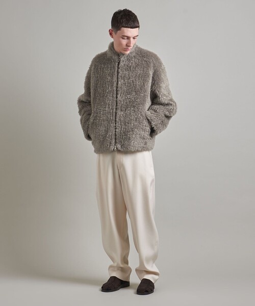 LOEFF（ロエフ）の「＜LOEFF＞シャギー ブルゾン  UNISEX（ブルゾン・レディース・グレー・0/1/2）」の11枚目の写真