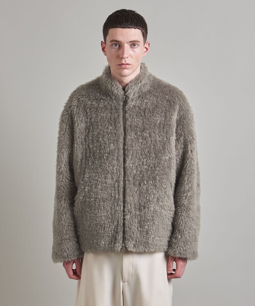 LOEFF（ロエフ）の「＜LOEFF＞シャギー ブルゾン  UNISEX（ブルゾン・レディース・グレー・0/1/2）」の12枚目の写真