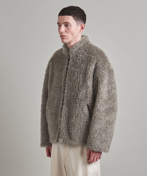 LOEFF（ロエフ）の「＜LOEFF＞シャギー ブルゾン  UNISEX（ブルゾン・レディース・グレー・0/1/2）」の13枚目の写真