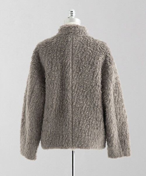 LOEFF（ロエフ）の「＜LOEFF＞シャギー ブルゾン  UNISEX（ブルゾン・レディース・グレー・0/1/2）」の16枚目の写真