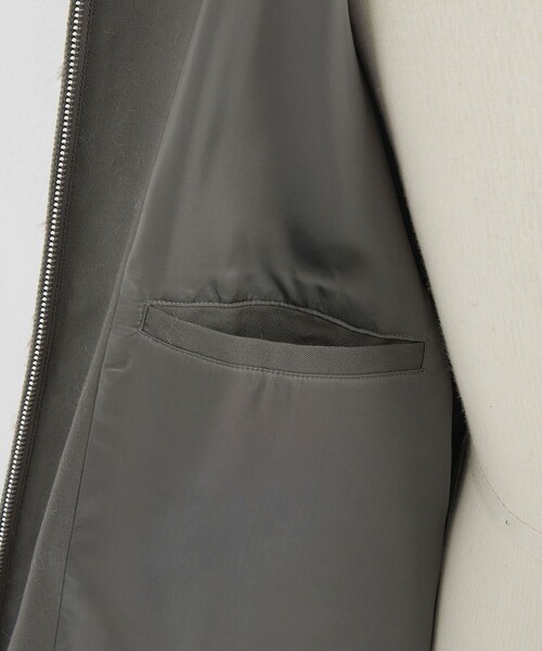 LOEFF（ロエフ）の「＜LOEFF＞シャギー ブルゾン  UNISEX（ブルゾン・レディース・グレー・0/1/2）」の20枚目の写真