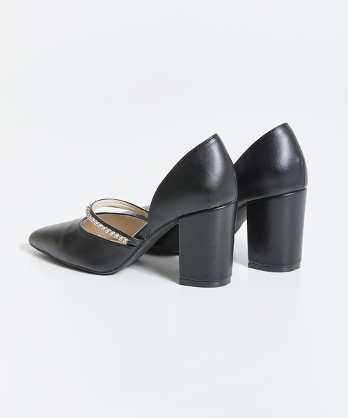 NOELA（ノエラ）の「ベロアビジューパンプス（パンプス・レディース・ブラウン/ブラック・S/M/L）」の4枚目の写真