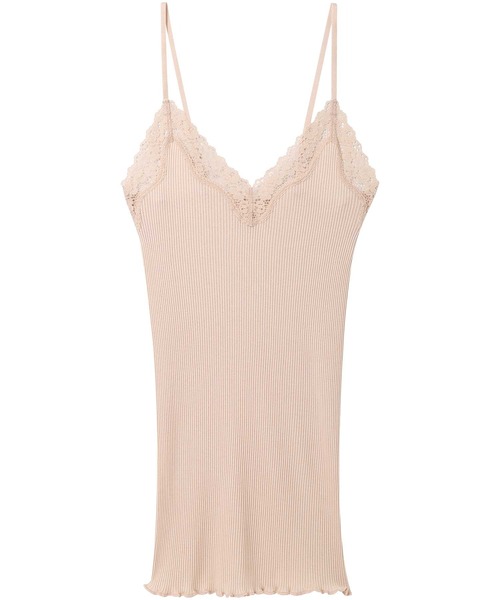 AMPHI（アンフィ）の「【ベーシックインナー】モダール　ベーシック　キャミソール（インナーウェア/肌着・レディース・ナチュラル/グレー/ブラック/アイボリー・M-L）」の4枚目の写真