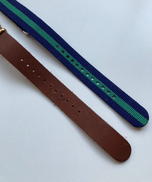 TIDEWAY（タイドウェイ）の「GNZ REPLACEBLE LINE TAPE WATCH（アナログ腕時計・レディース・ブラック/ブラウン/キャメル・FREE）」の9枚目の写真