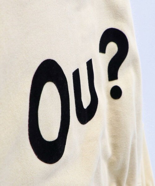 EDWIN（エドウィン）の「【Ou? by EDWIN】Ou？BIGロゴトレーナー（スウェット・キッズ・レッド/アイボリー・120/150/140/130/90/110/100）」の14枚目の写真