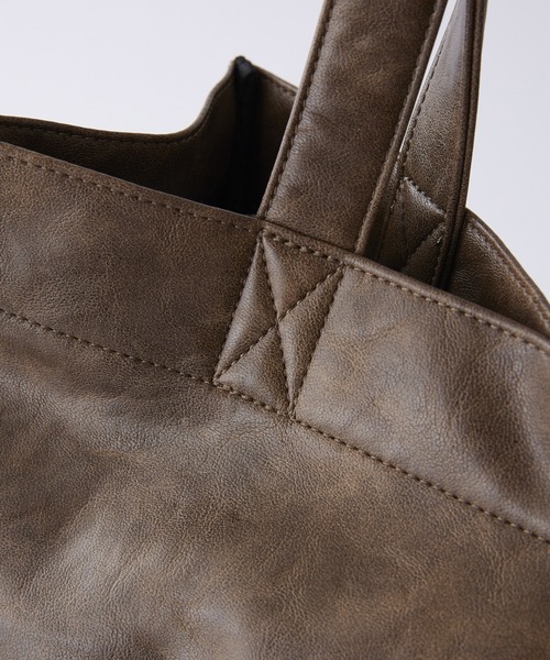 ANGEL EMBROIDERY FAUX LEATHER TOTE BAG（トートバッグ）｜X-girl（エックスガール）