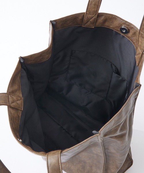 ANGEL EMBROIDERY FAUX LEATHER TOTE BAG（トートバッグ）｜X-girl（エックスガール）