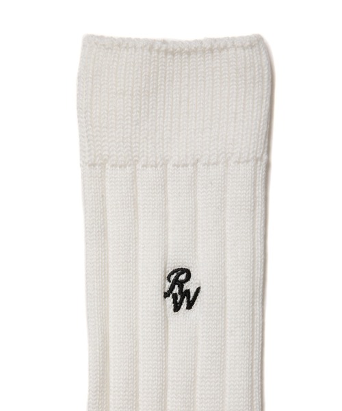 ROTTWEILER（ロットワイラー）の「R9 PURPLE SOX（ソックス/靴下・メンズ・ホワイト/ブラック・ONE SIZE）」の4枚目の写真