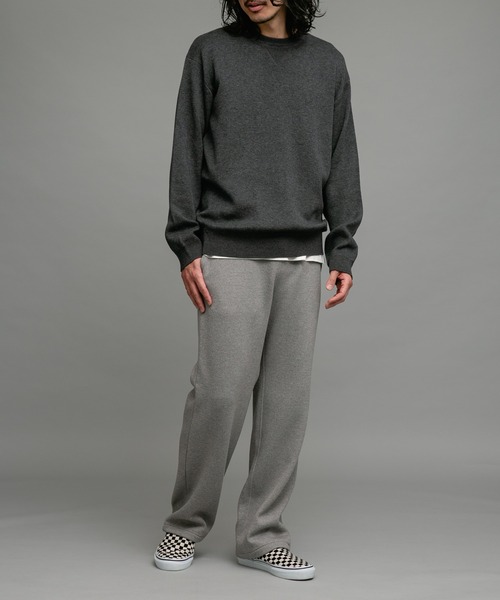 URBAN RESEARCH Sonny Label（アーバンリサーチサニーレーベル）の「スウェットライクニットプルオーバー（ニット/セーター・メンズ・オレンジ/チャコールグレー/グレー/ブラック/ブルー/ライトグレー/イエロー・LARGE/MEDIUM/X-LARGE）」の18枚目の写真