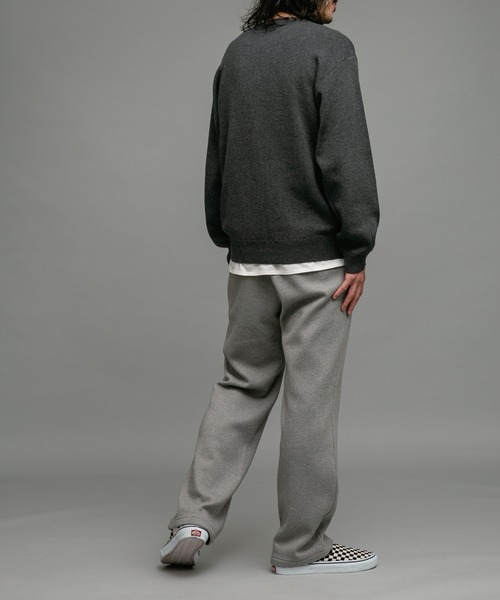 URBAN RESEARCH Sonny Label（アーバンリサーチサニーレーベル）の「スウェットライクニットプルオーバー（ニット/セーター・メンズ・オレンジ/チャコールグレー/グレー/ブラック/ブルー/ライトグレー/イエロー・LARGE/MEDIUM/X-LARGE）」の19枚目の写真