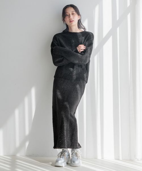 さこ様 確認用 セール】シャギーラメタイトスカート 152819（スカート）｜LOWRYS FARM