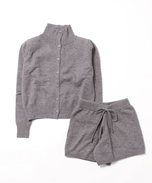 SANSeLF（サンセルフ）の「【LONSLAN】 ハイネックニットセットアップ sanwl24a055（セットアップ・レディース・グレー/ブラック・FREE）」の16枚目の写真