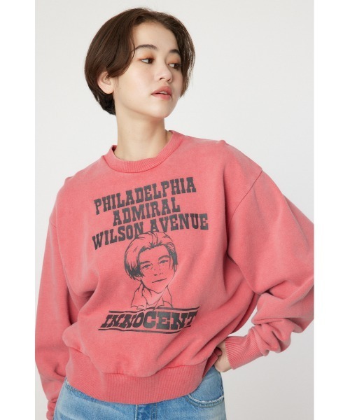 RODEO CROWNS WIDE BOWL(ロデオクラウンズワイドボウル)の「G/O ICONICスウェットトップス(スウェット・レディース・アイボリー/グリーン/レッド/チャコールグレー・MEDIUM/LARGE)」の4枚目の写真