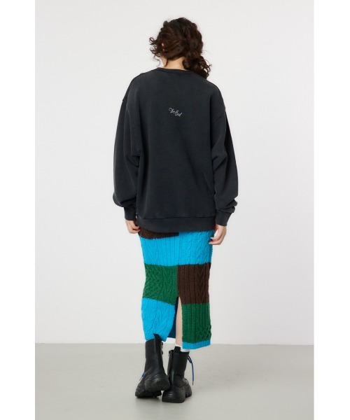 RODEO CROWNS WIDE BOWL(ロデオクラウンズワイドボウル)の「G/O ICONICスウェットトップス(スウェット・レディース・アイボリー/グリーン/レッド/チャコールグレー・MEDIUM/LARGE)」の8枚目の写真