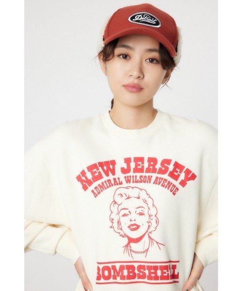 RODEO CROWNS WIDE BOWL(ロデオクラウンズワイドボウル)の「G/O ICONICスウェットトップス(スウェット・レディース・アイボリー/グリーン/レッド/チャコールグレー・MEDIUM/LARGE)」の20枚目の写真