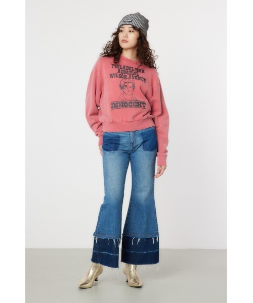 RODEO CROWNS WIDE BOWL(ロデオクラウンズワイドボウル)の「G/O ICONICスウェットトップス(スウェット・レディース・アイボリー/グリーン/レッド/チャコールグレー・MEDIUM/LARGE)」の14枚目の写真