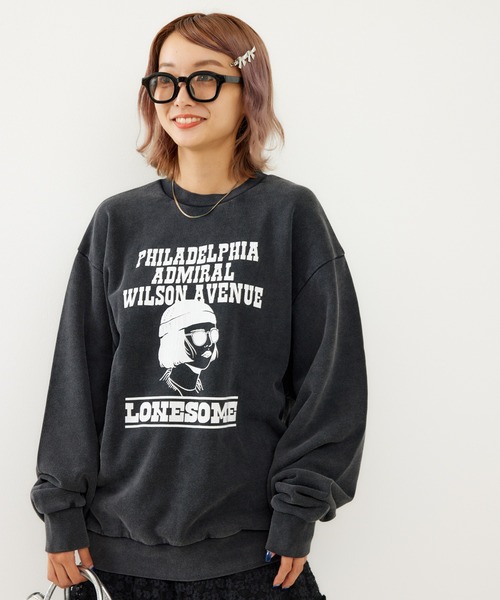 RODEO CROWNS WIDE BOWL(ロデオクラウンズワイドボウル)の「G/O ICONICスウェットトップス(スウェット・レディース・アイボリー/グリーン/レッド/チャコールグレー・MEDIUM/LARGE)」の21枚目の写真