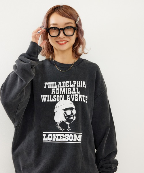 RODEO CROWNS WIDE BOWL(ロデオクラウンズワイドボウル)の「G/O ICONICスウェットトップス(スウェット・レディース・アイボリー/グリーン/レッド/チャコールグレー・MEDIUM/LARGE)」の22枚目の写真