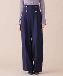 JILL by JILL STUART | 【ｅＳ】パールボタンワイドパンツ(その他パンツ)