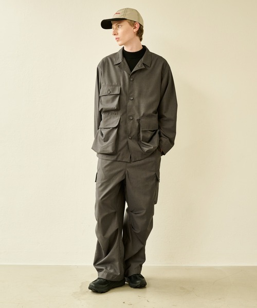 Kelen(ケレン)の「「KELEN MENS / ケレン メンズ」 TR JACKET AMOS(ブルゾン・メンズ・チャコールグレー/ブラック・42/40/38)」の3枚目の写真