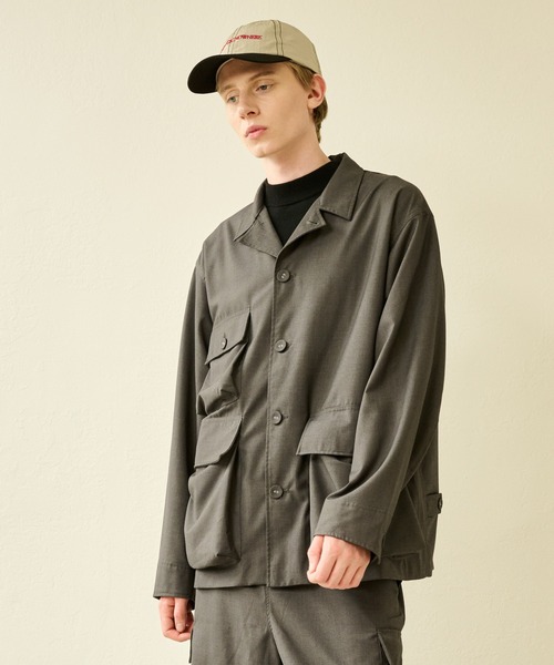 Kelen(ケレン)の「「KELEN MENS / ケレン メンズ」 TR JACKET AMOS(ブルゾン・メンズ・チャコールグレー/ブラック・42/40/38)」の7枚目の写真