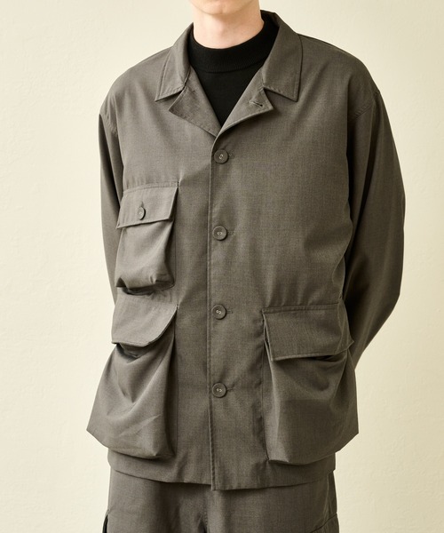 Kelen(ケレン)の「「KELEN MENS / ケレン メンズ」 TR JACKET AMOS(ブルゾン・メンズ・チャコールグレー/ブラック・42/40/38)」の8枚目の写真