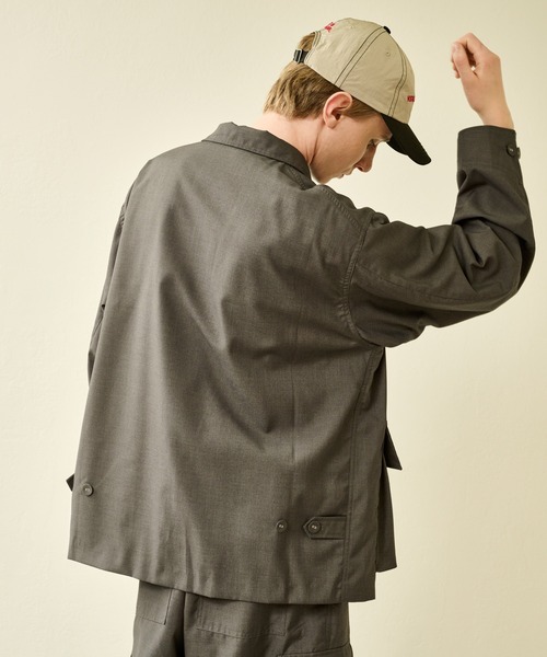 Kelen(ケレン)の「「KELEN MENS / ケレン メンズ」 TR JACKET AMOS(ブルゾン・メンズ・チャコールグレー/ブラック・42/40/38)」の10枚目の写真