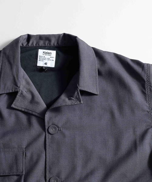 Kelen(ケレン)の「「KELEN MENS / ケレン メンズ」 TR JACKET AMOS(ブルゾン・メンズ・チャコールグレー/ブラック・42/40/38)」の20枚目の写真