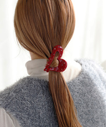 秋カラーアネモネ♡ベビーヘアクリップ　ヘアゴム 秋カラーアネモネ♡ベビーヘアクリップ ヘアゴム