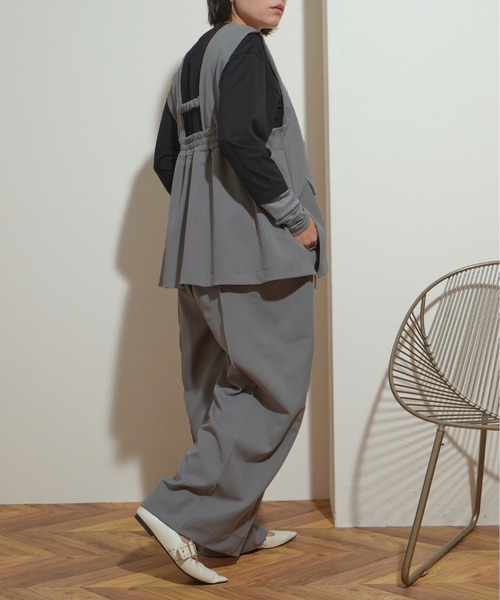 ru様 オールインワン Mグレー ベストドッキングオールインワン Palm Riche│Eimee Law & LHELBIE