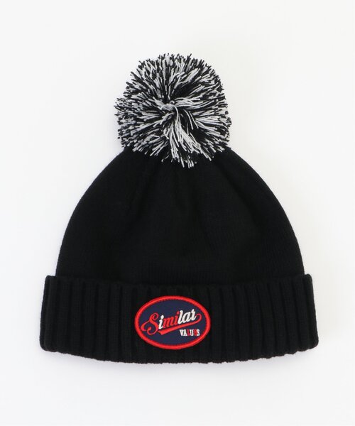 ikka（イッカ）の「【親子コーデ】ニットキャップ（ニットキャップ/ビーニー・キッズ・グレー/ブラック・FREE）」の2枚目の写真