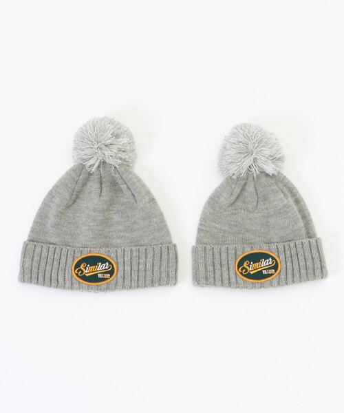 ikka（イッカ）の「【親子コーデ】ニットキャップ（ニットキャップ/ビーニー・キッズ・グレー/ブラック・FREE）」の12枚目の写真