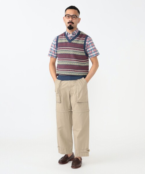 BEAMS PLUS（ビームスプラス）の「ガーメントダイ コットン ナイロン ブッシュパンツ Ⅱ（その他パンツ・メンズ・チャコールグレー/グリーン系その他4/ベージュ/ネイビー・S/M/L）」の5枚目の写真