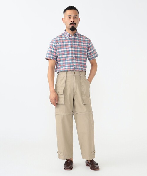 BEAMS PLUS（ビームスプラス）の「ガーメントダイ コットン ナイロン ブッシュパンツ Ⅱ（その他パンツ・メンズ・チャコールグレー/グリーン系その他4/ベージュ/ネイビー・S/M/L）」の6枚目の写真