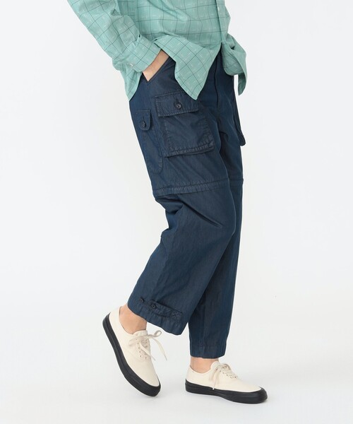 BEAMS PLUS（ビームスプラス）の「ガーメントダイ コットン ナイロン ブッシュパンツ Ⅱ（その他パンツ・メンズ・チャコールグレー/グリーン系その他4/ベージュ/ネイビー・S/M/L）」の14枚目の写真