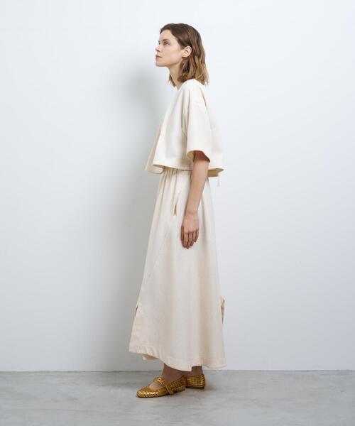 LANVIN en Bleu（ランバンオンブルー）の「リングツイードプルオーバーブラウス（シャツ/ブラウス・レディース・オフホワイト/ブラック・38）」の4枚目の写真